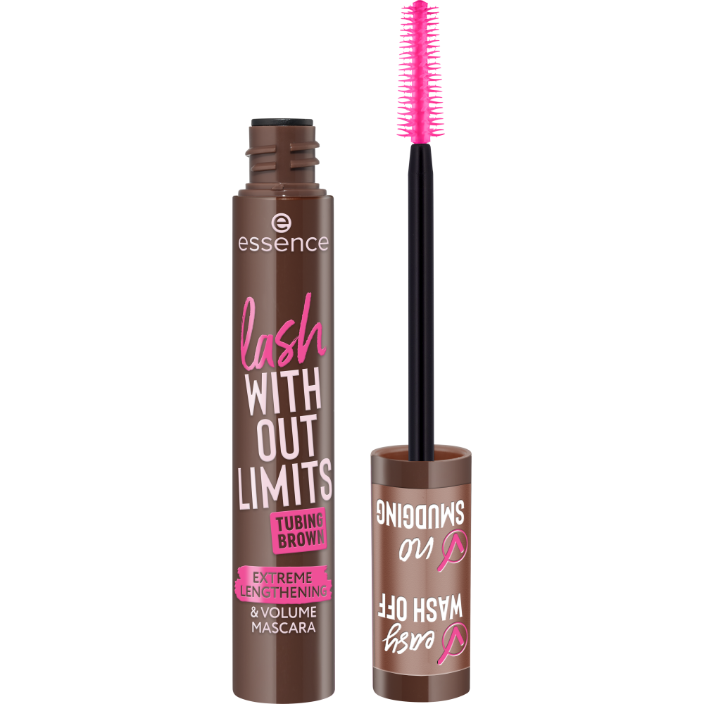 lash WITHOUT LIMITS TUBING BROWN EXTREME LENGTHENING & VOLUME MASCARA